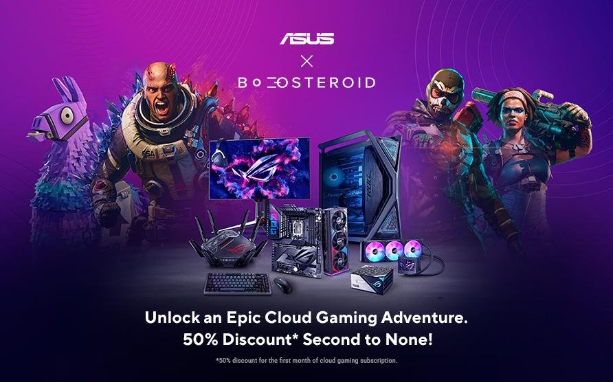 ASUS x Boosteroid Cloud Gaming Discount Redemption