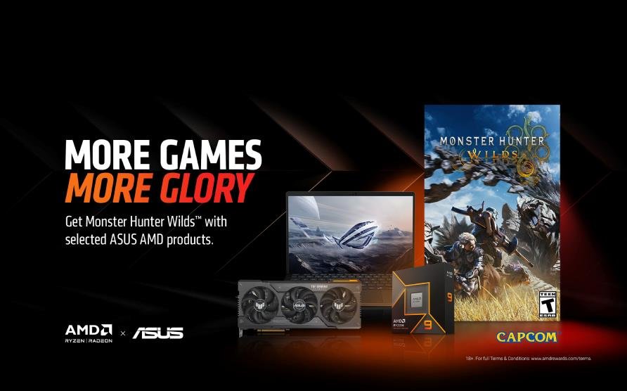 Get Monster Hunter Wilds™ when you buy select AMD products